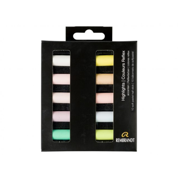 Pastels set a 10 stuks halve Rsp Accentkleuren