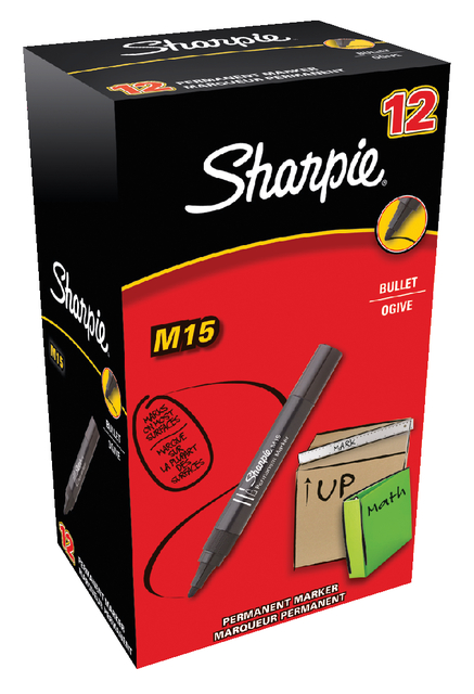 Viltstift Sharpie M15 1.8mm Zwart