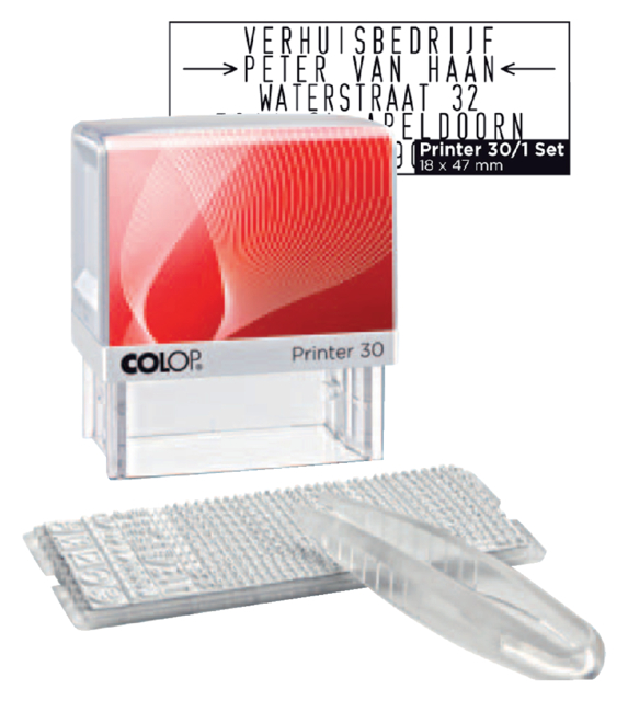 Stempelset Colop Printer 30/1 5 regels