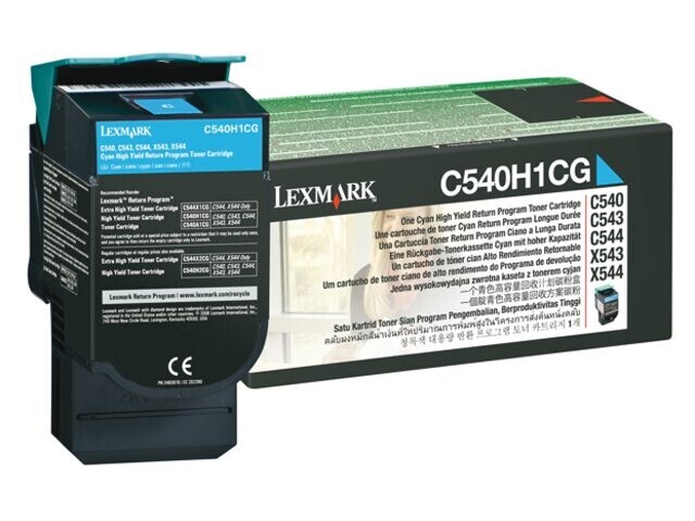 Tonercartridge Lexmark C540H1CG blauw 2.000 pag.