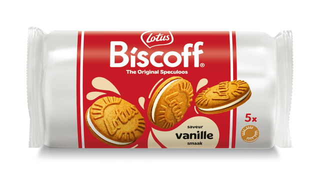 Koekjes Lotus Biscoff Sandwich Vanille 5 Stuks