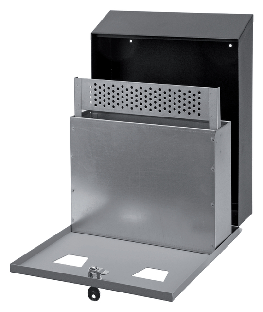 Asbak Wand Zwart/Grijs