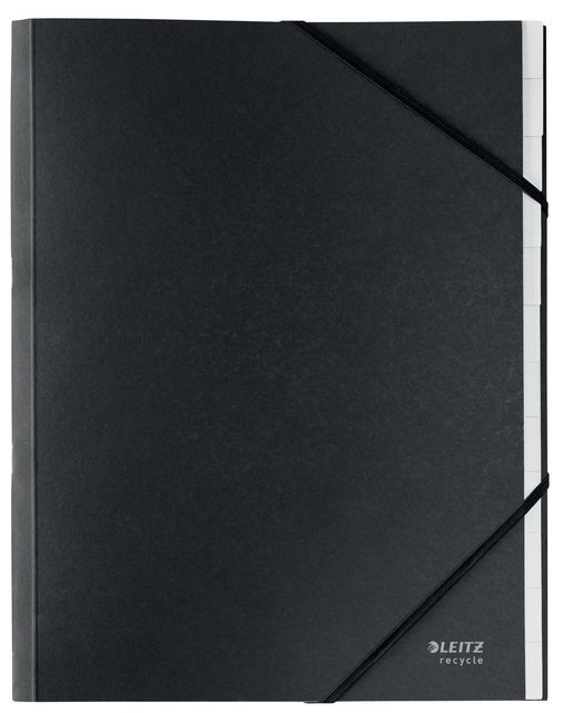 Sorteermap Leitz Recycle 12-Tabs Zwart