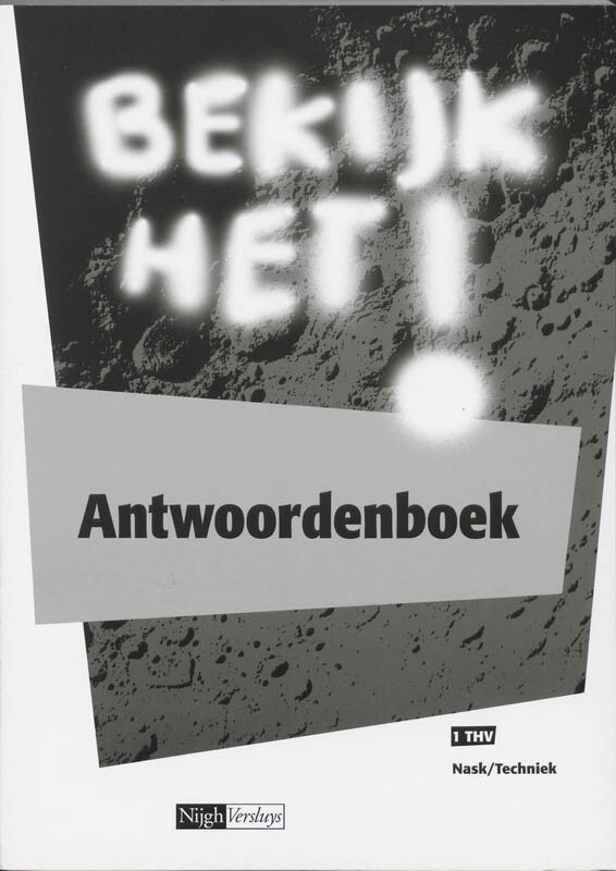 Bekijk het ! 1 Thv Nask/Techniek Antwoordenboek