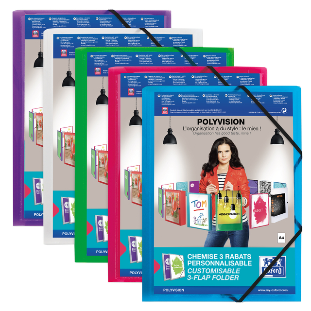 Elastomap Elba A4 Polyvision Insteektas assortie