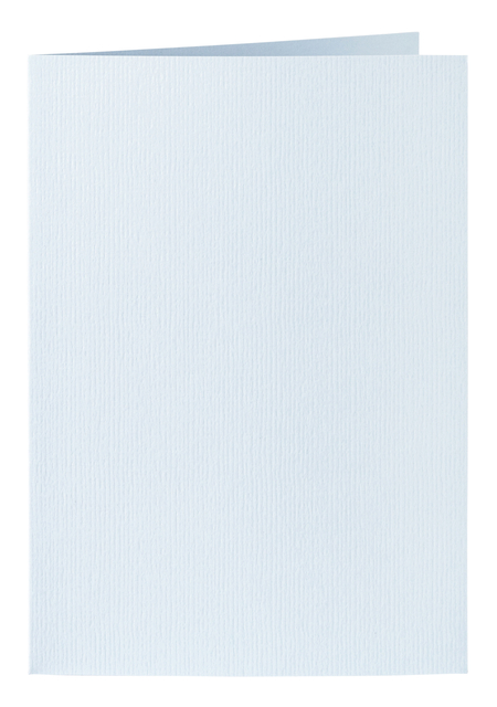 Correspondentiekaart Papicolor dubbel 105x148mm babyblauw; pk 6 stks