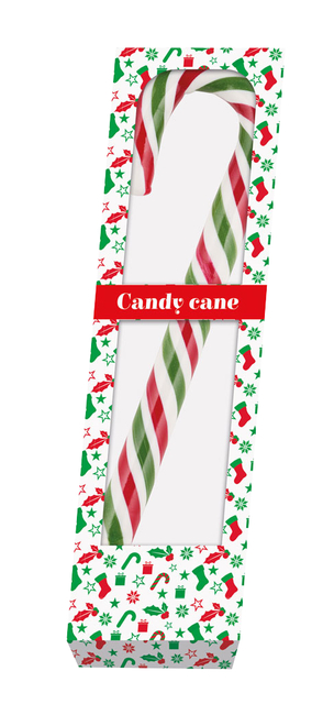Kerststok Hamlet Candy Cane 100gr Rood/Wit/Groen