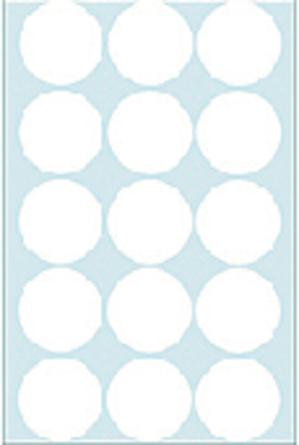 Etiket HERMA 2270 rond 32mm wit 480stuks