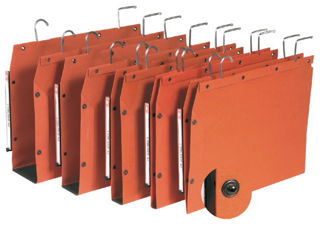 Hangmap Elba TUB A4 V-bodem oranje; doos 25 stuks