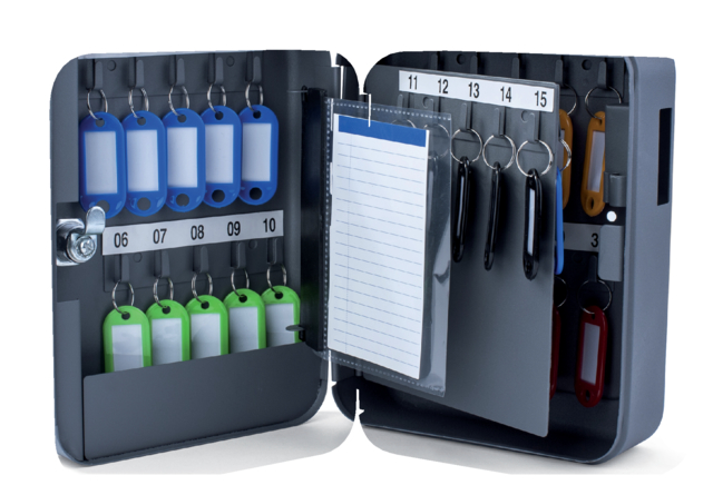 Sleutelkast Pavo metaal, voor 30 sleutels