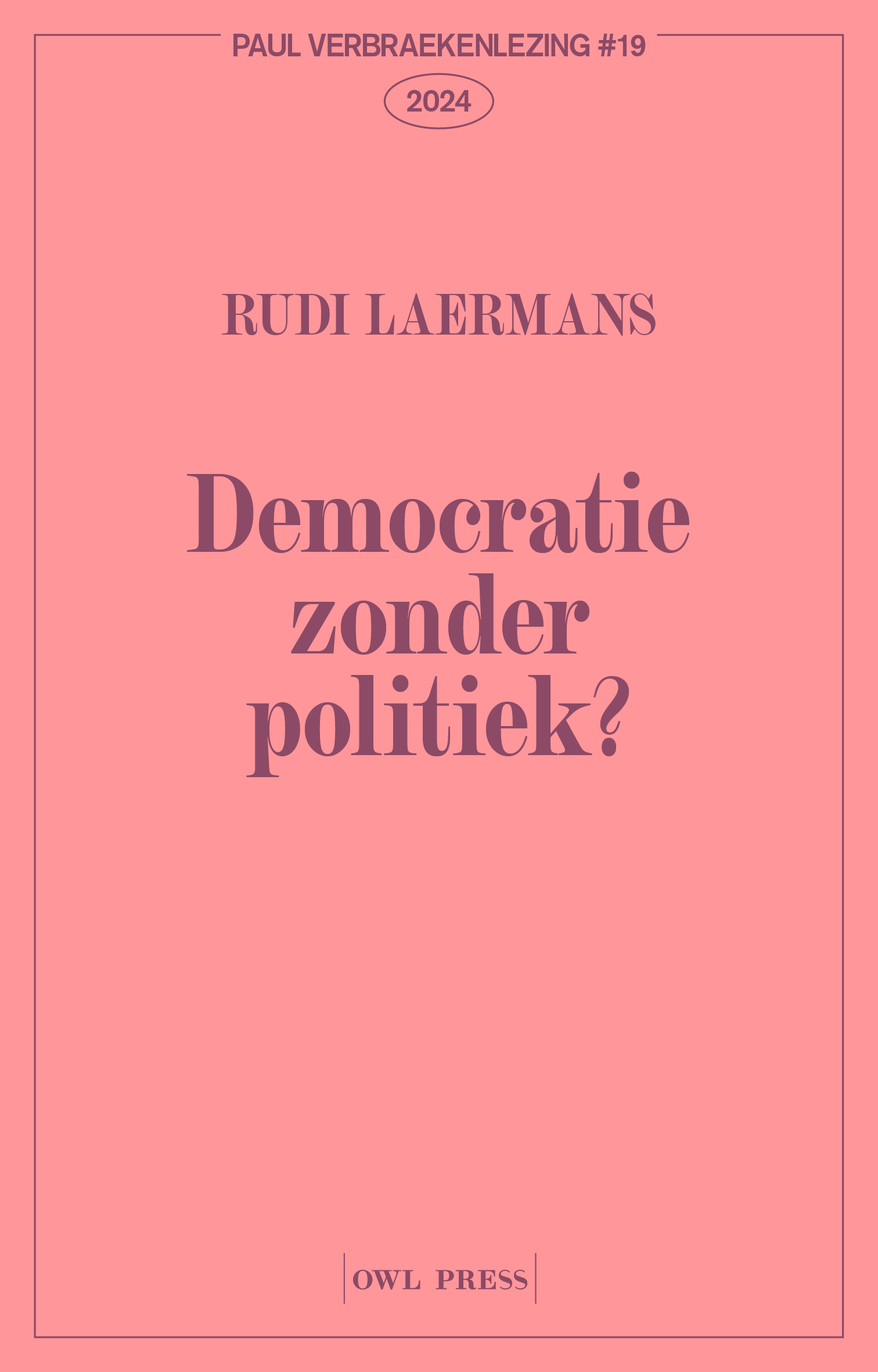Democratie zonder politiek