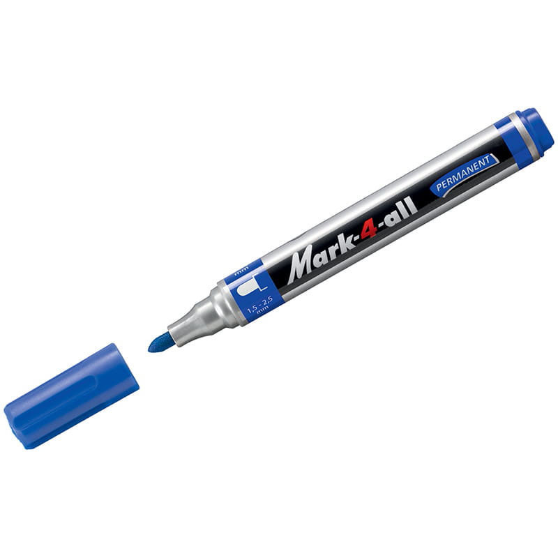 Mark-4-All 651 - permanent marker - ronde punt - blauw