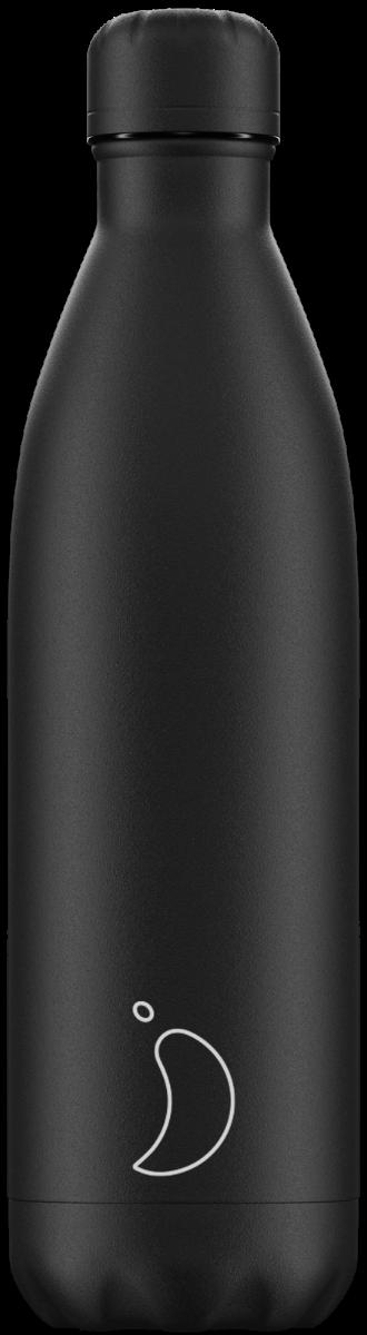 Chilly waterfles 500ml Monochrome All Black