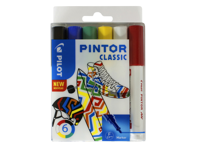 Viltstift Pilot Pintor Classic 1.0mm Ass