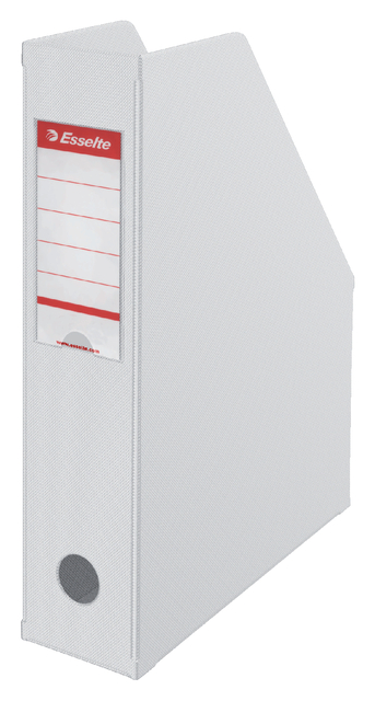 Tijdschriftencassette A4 wit opvouwbaar Esselte