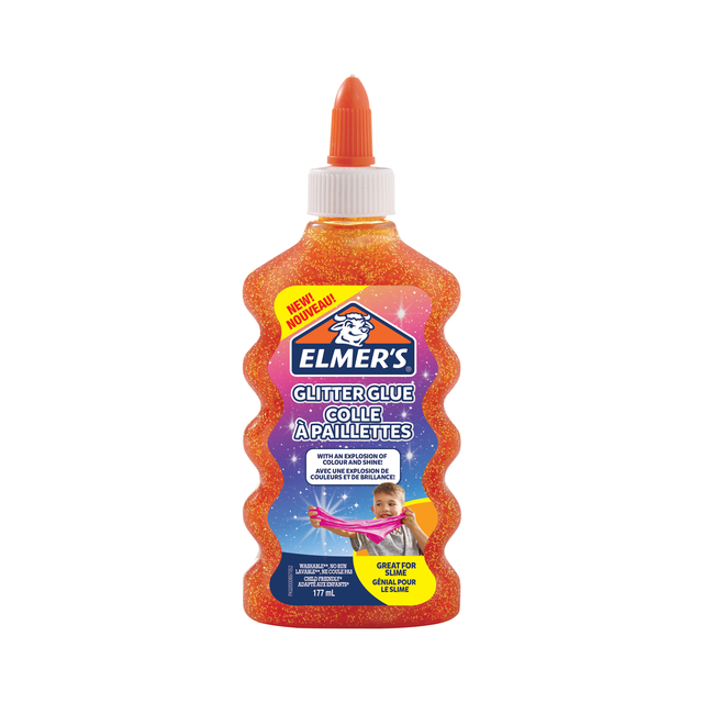 Kinderlijm Elmer‘S 177ml Glitter Oranje