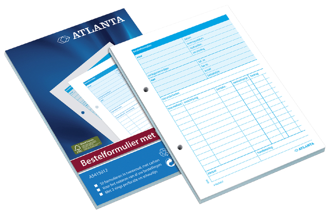 Bestelformulierblok A5 zelfk, A 5415-051; 50x2 vel