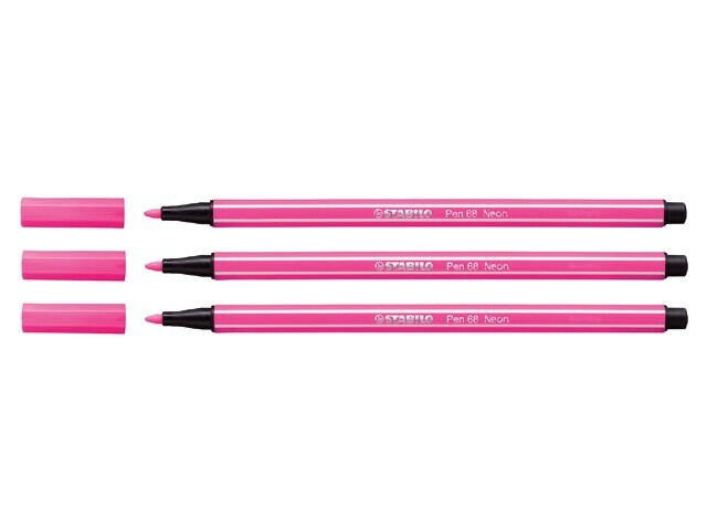 Viltstift STABILO Pen 68/056 neon roze