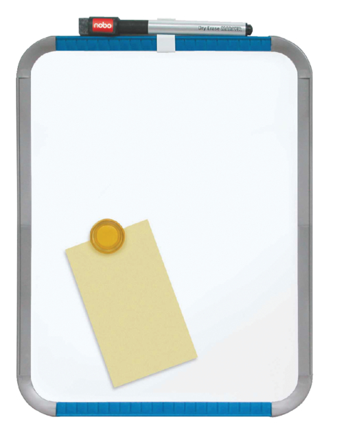 Whiteboard Nobo Q-Home Slim Line 22x28cm Wit