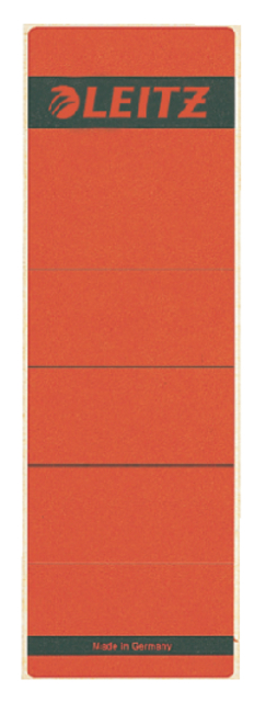 Rugetiket Leitz 1642 58x190 zelfkl. rood 10 stuks