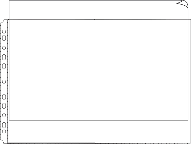 Showtas A3-liggend 2/4/11-rings K-13041; 10st