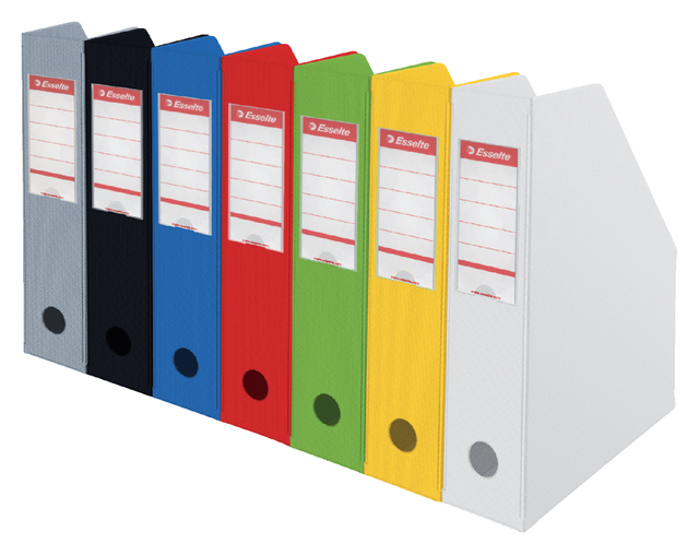 Tijdschriftcassette Esselte Vivida opvouwbaar zwart