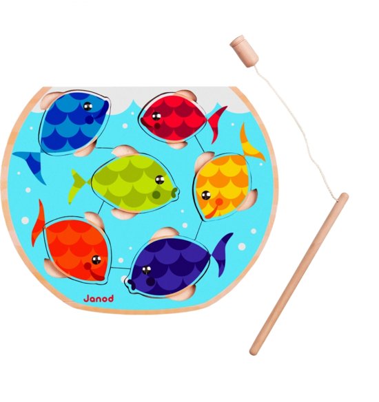 Janod Puzzelspel - Snelle vissen