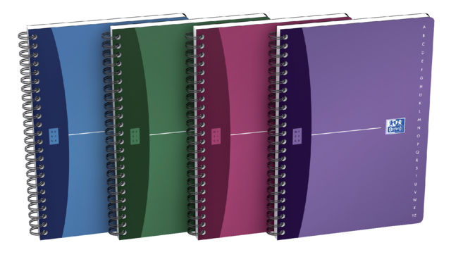 Adresboek Oxford Urban Mix A5 90vel gelinieerd met alfabet