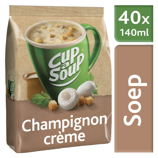 Cup-a-soup Champignon Creme tbv. dispencer, zak 40