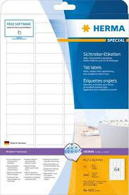 Superprintetiket Herma 4201 45,7x16,9mm;pkj 25 vel