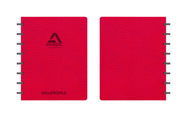 Schrift Adoc Business A5 Lijn 144blz 90gr Rood