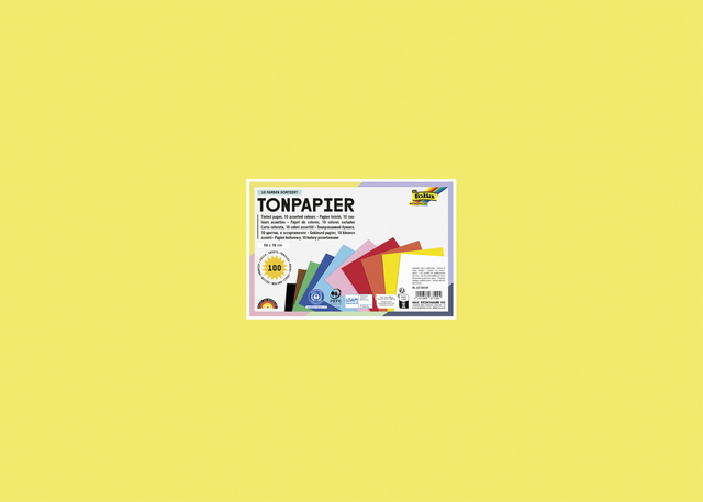 Tekenpapier Folia 50x70cm 130gram 100 Vel 10kl