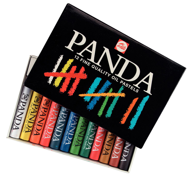 Oliepastel Talens Panda Set Ã¡ 12 Kleuren