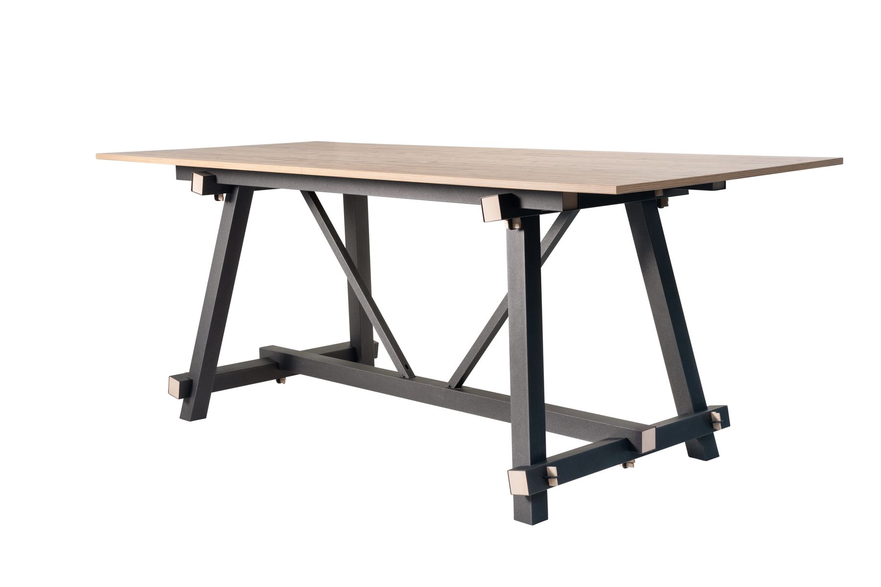 Sta-vergadertafel Vepa Timber, hoogte 110cm