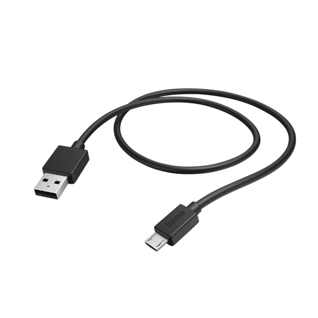 Kabel Hama Usb-A Micro-Usb 2.0 1 Meter Zwart
