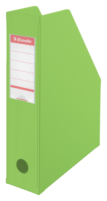 Tijdschriftencassette A4 groen opvouwbaar Esselte