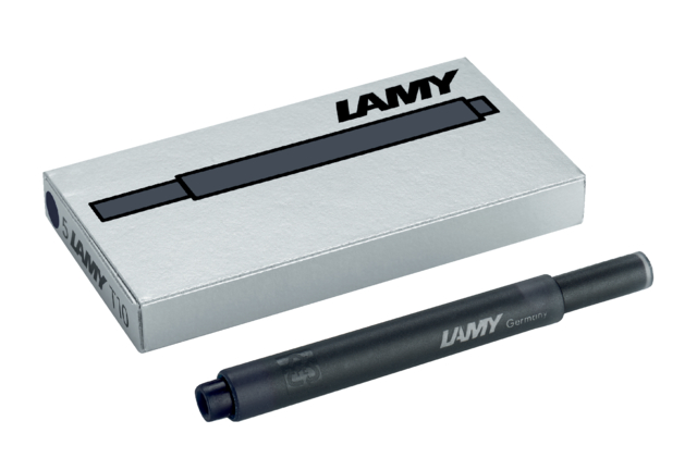 Inktpatroon Lamy T10 zwart - etui 5 stuks