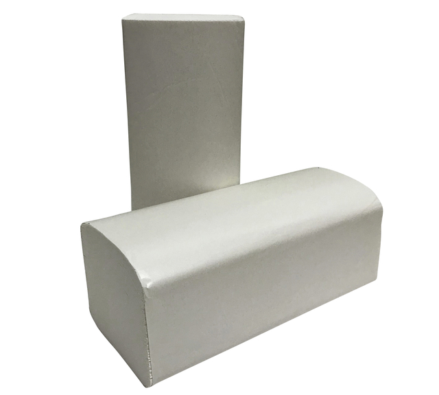 Handdoek Blanco Z-vouw 2L 24x21cm 3200st