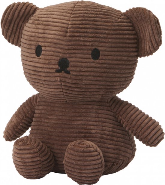Knuffel Boris Bear Corduroy Brown - 24 cm