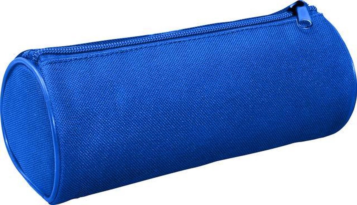 Pennenetui rond 20x8,5cm blauw Kangaroo
