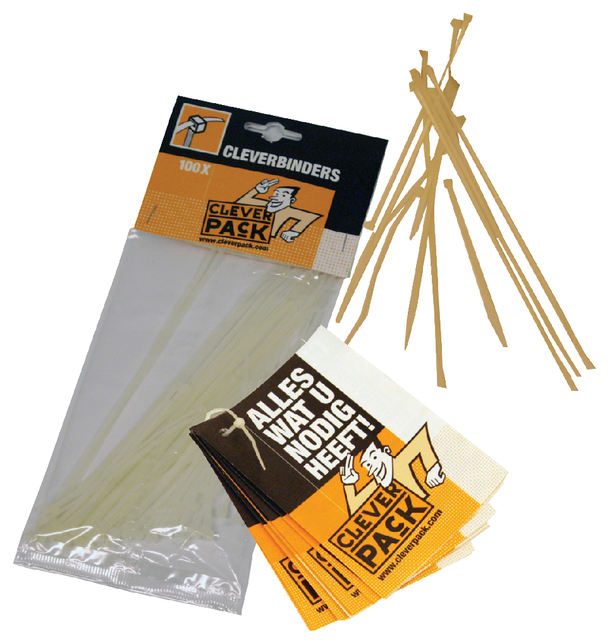 Inbindstrip Cleverpack cleverbinder kabel 10/20 cm pak 100 st