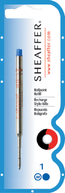 Balpenvulling Sheaffer (99325) blauw, medium