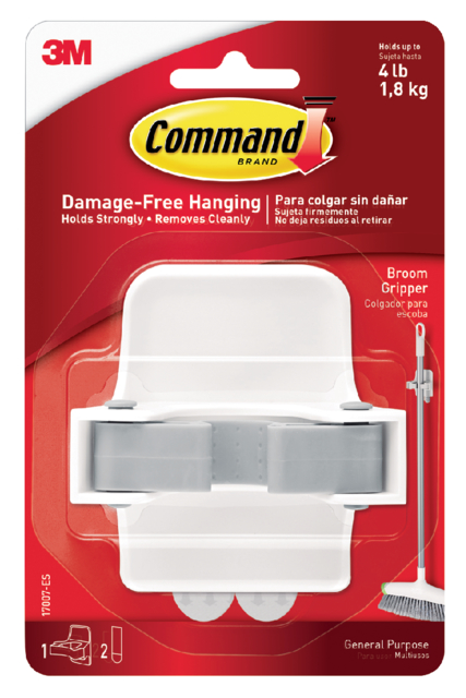 Bevestigingsstrip Command 3m 17007c Bezem Houder