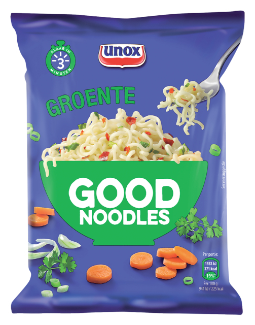 Noodles Good Unox groenten dooss à 11 zakjes