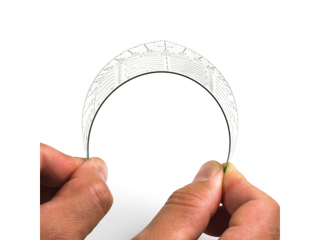 Geodriehoek Aristo 1550 160mm flexibel transparant