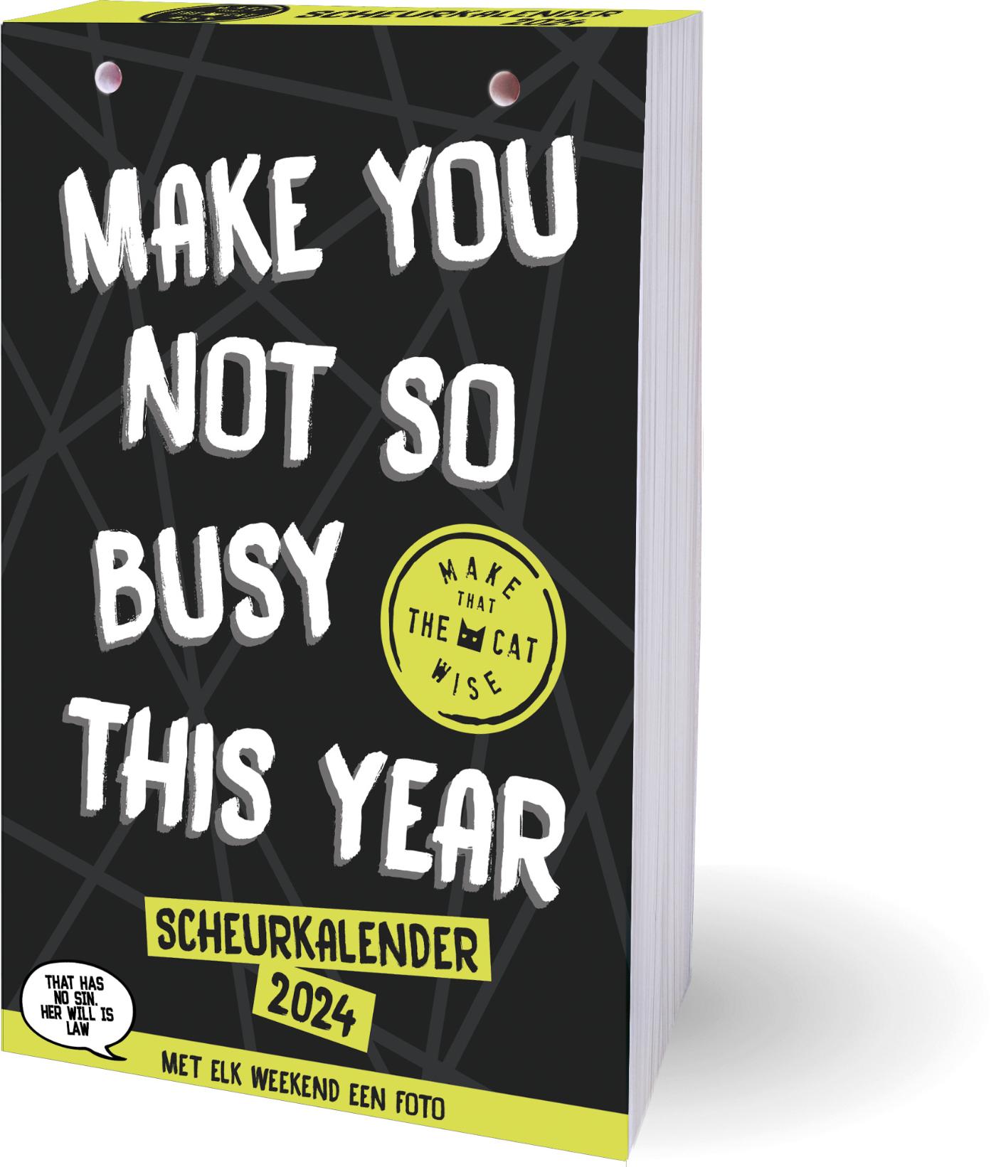 Make That The Cat Wise scheurkalender 2024