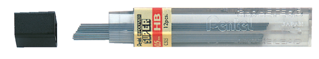 Potloodstiften Pentel 0.5mm HB; koker 12 stuks