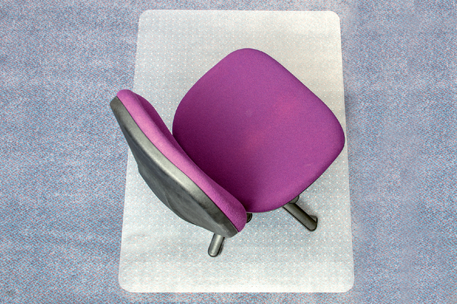 Vloermat Floortex PVC 120x150cm voor zachte vloere