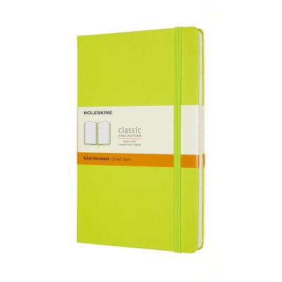 Notebook Large Ruled Hard Cover Lemon Green