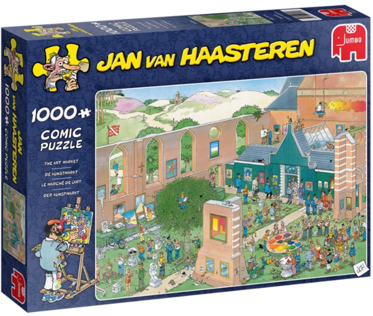 Puzzel Jan v Haasteren De Kunstmarkt 1000 stukjes
